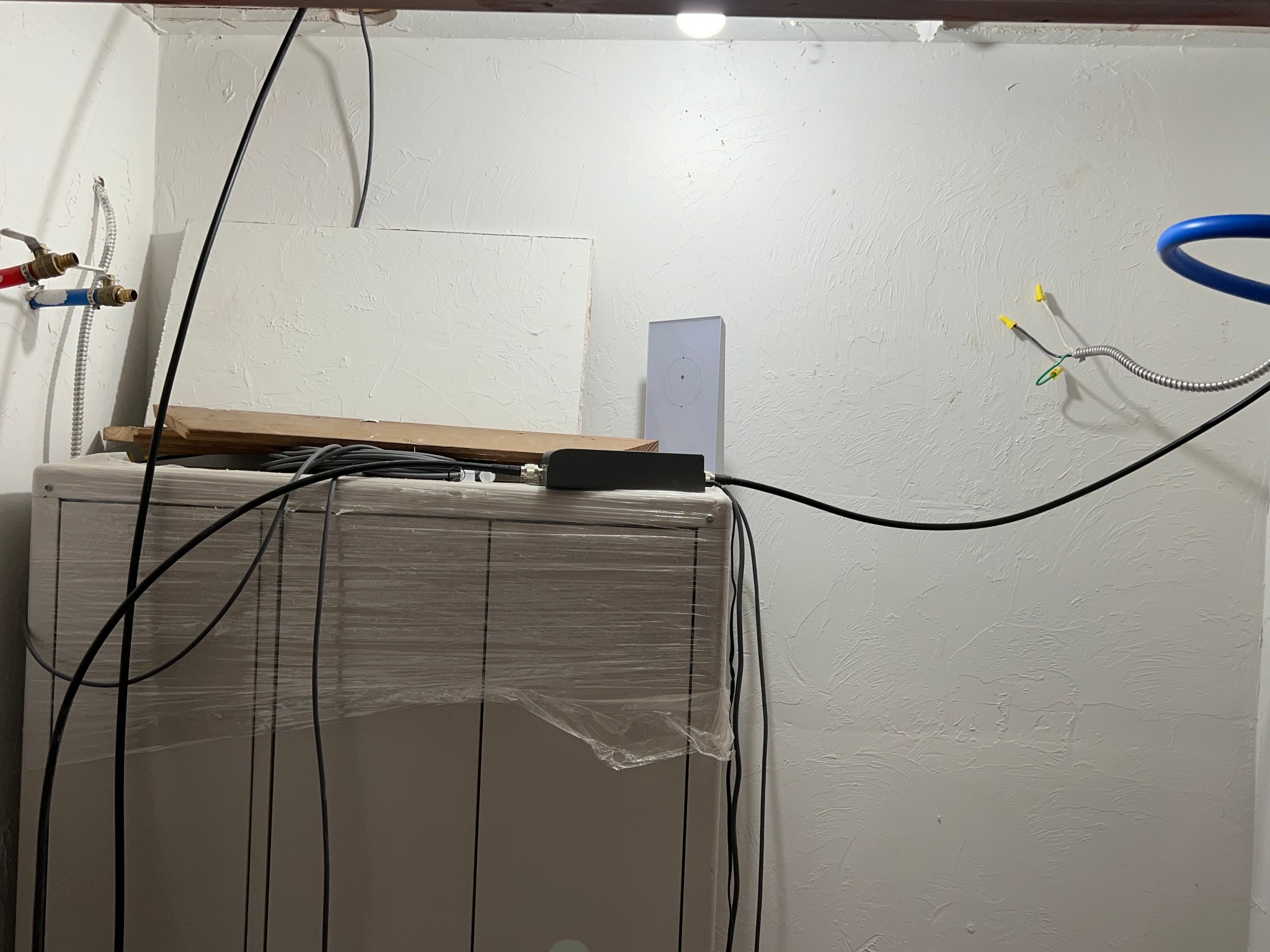 Utility wall and repair work